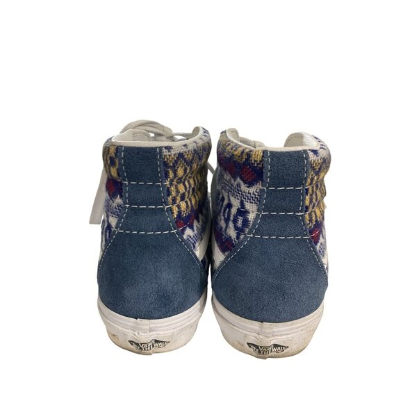 Vans 507698 unisex  Size W8 M6.5 Aztec Pattern Canvas hi-top skate Sneakers - Picture 3 of 7